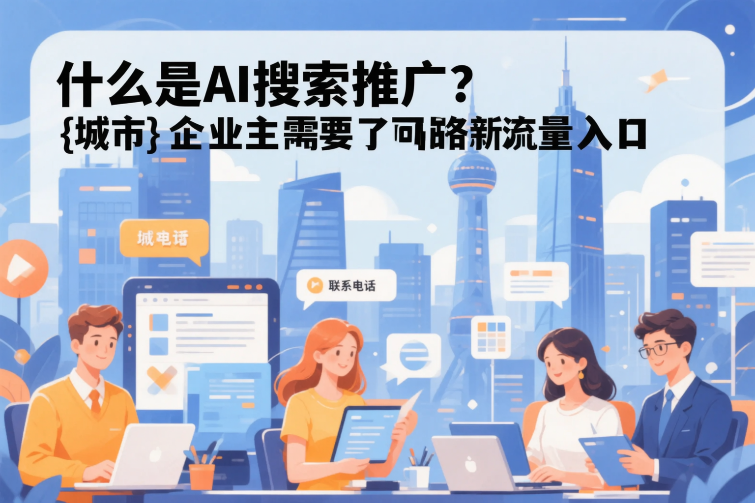 什么是AI搜索推广?通辽企业主需要了解的新流量入口