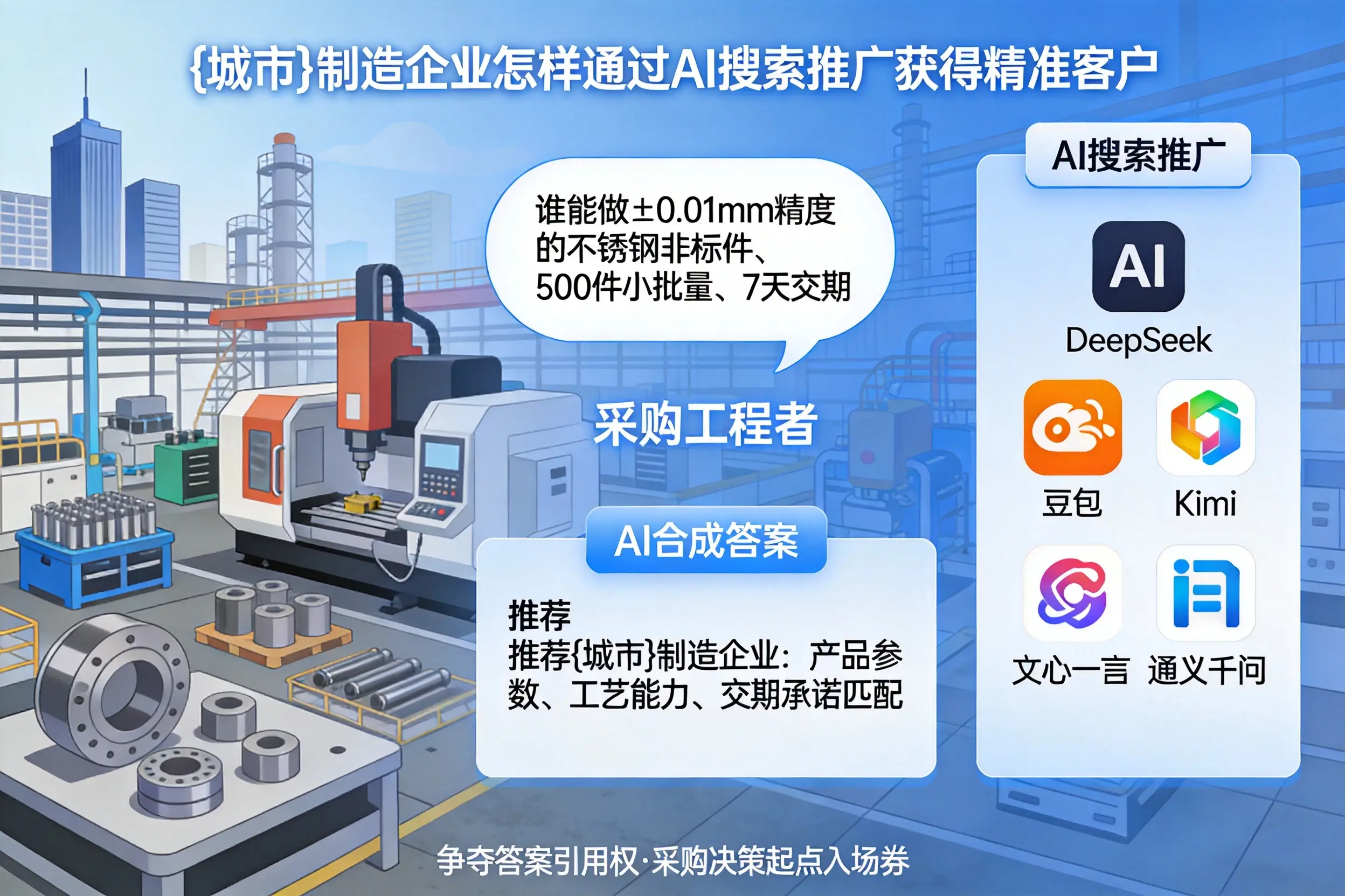 通辽制造企业怎样通过AI搜索推广获得精准客户