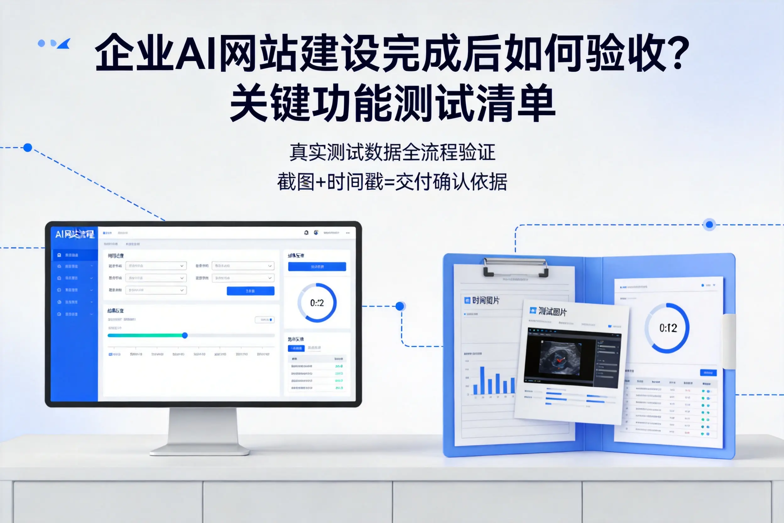 通辽企业AI网站建设完成后如何验收？关键功能测试清单