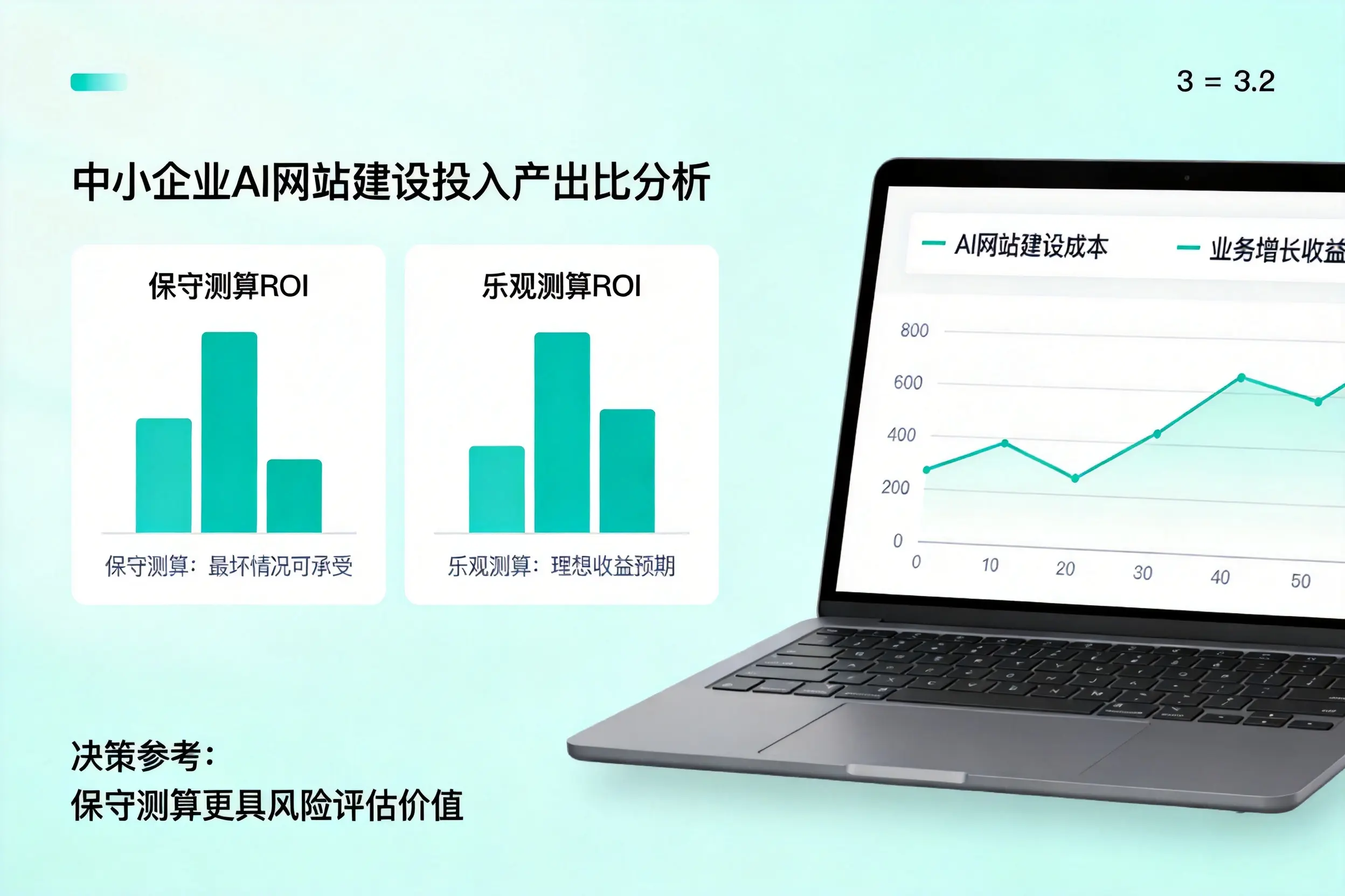 通辽中小企业AI网站建设投入产出比怎么算?先看这份分析