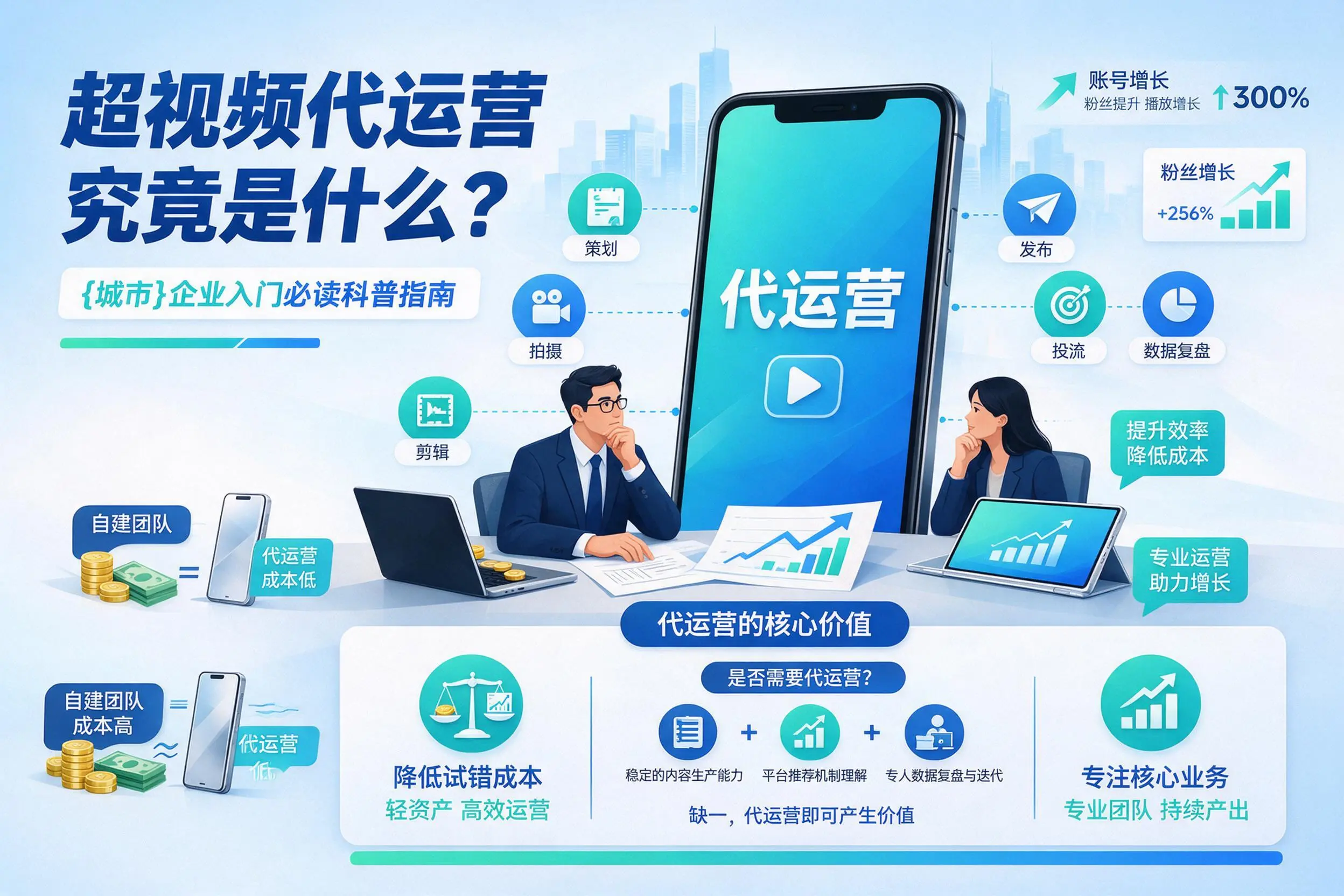 短视频代运营究竟是什么？通辽企业入门必读科普指南