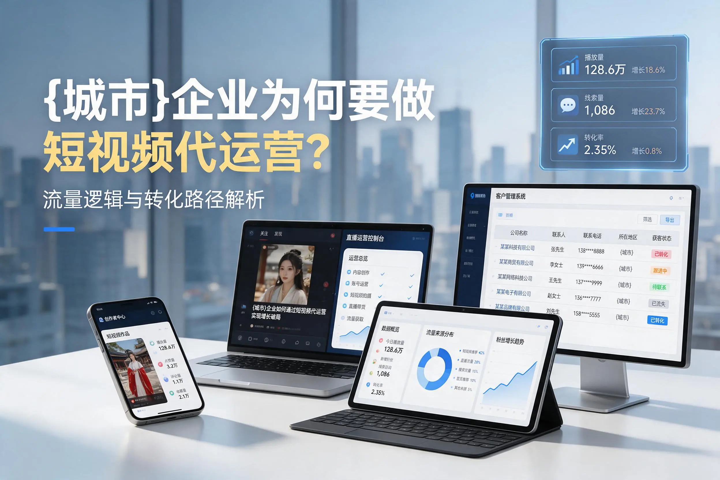 通辽企业为何要做短视频代运营？流量逻辑与转化路径解析