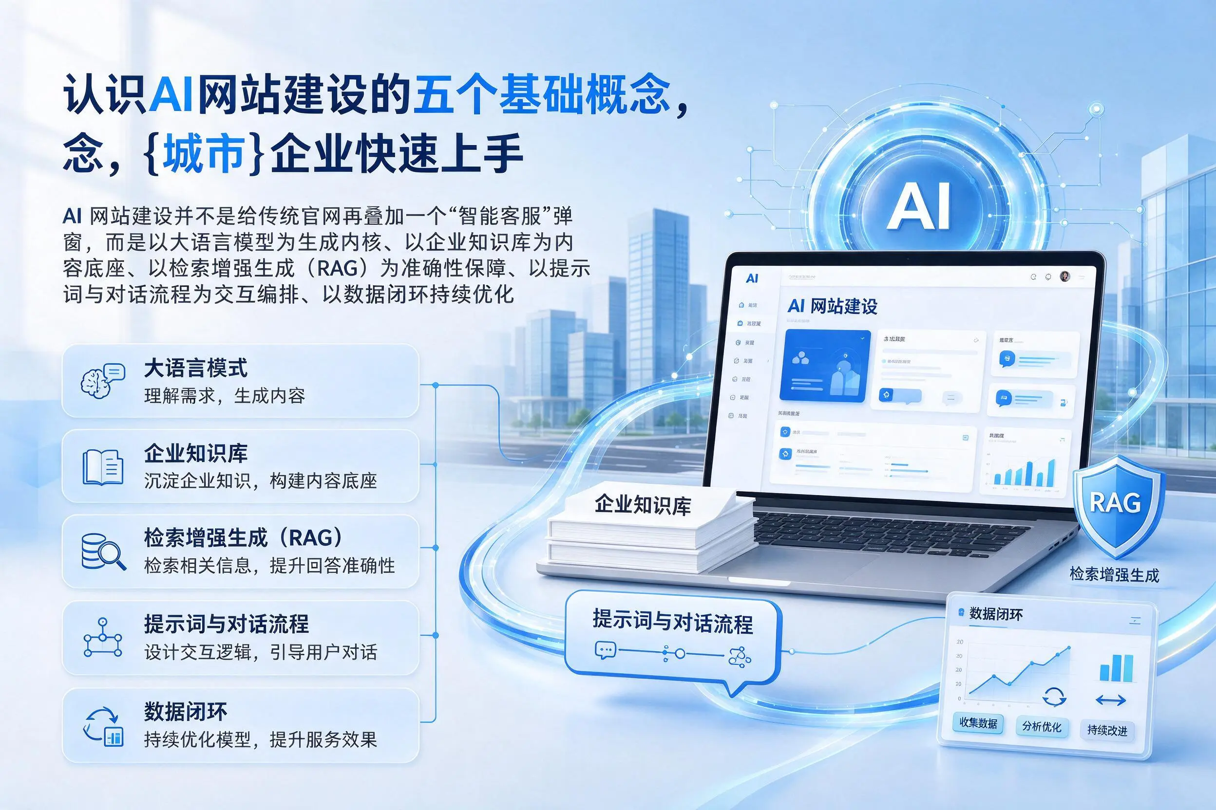 认识AI网站建设的五个基础概念，通辽企业快速上手