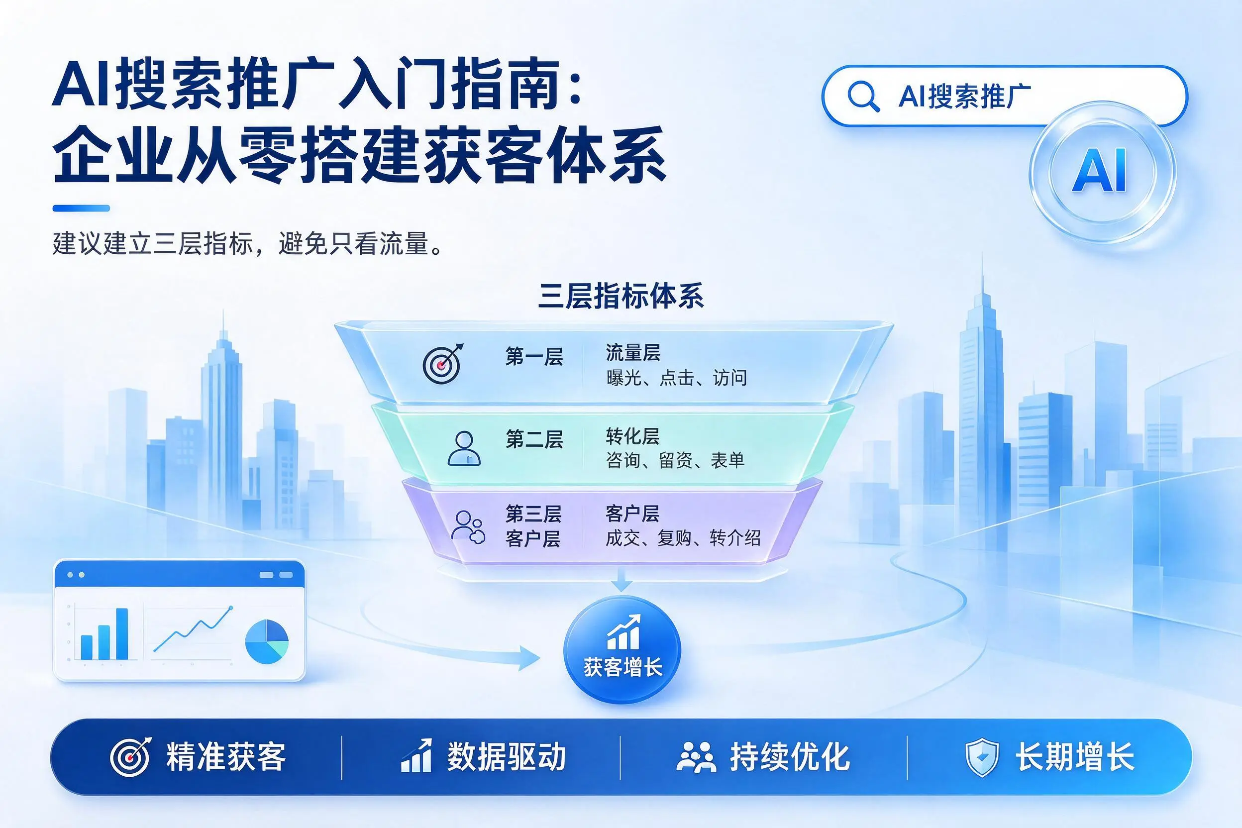 AI搜索推广入门指南:通辽企业从零搭建获客体系